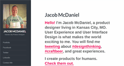 Desktop Screenshot of jacobmcdaniel.com