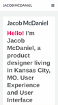 Mobile Screenshot of jacobmcdaniel.com